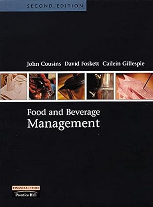 Food and beverage management